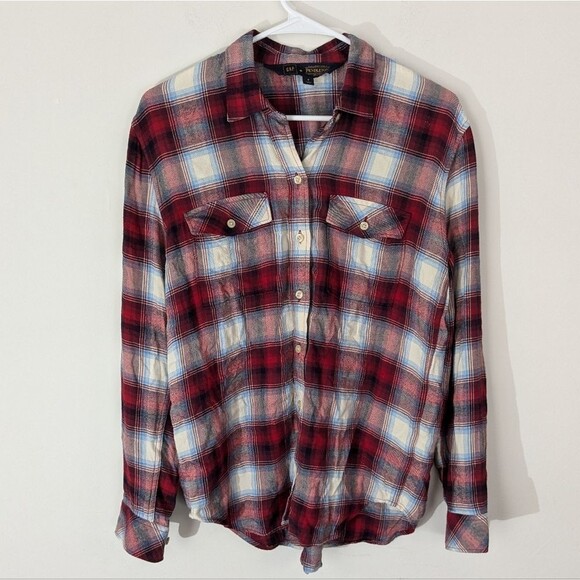 Gap x Pendleton Red Plaid Button Up Flannel Shirt - Picture 1 of 10